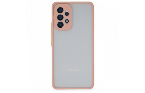 Newface Samsung Galaxy A13 4G Kılıf Montreal Silikon Kapak - Pembe