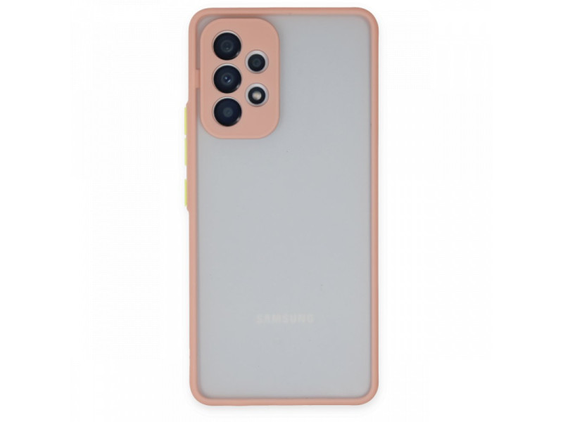 Newface Samsung Galaxy A13 4G Kılıf Montreal Silikon Kapak - Pembe