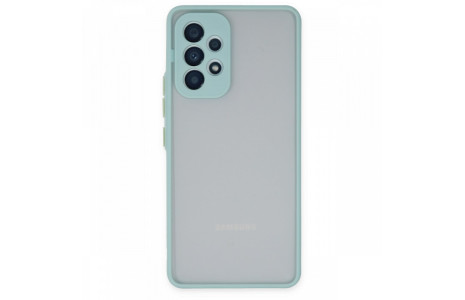 Newface Samsung Galaxy A13 4G Kılıf Montreal Silikon Kapak - Turkuaz