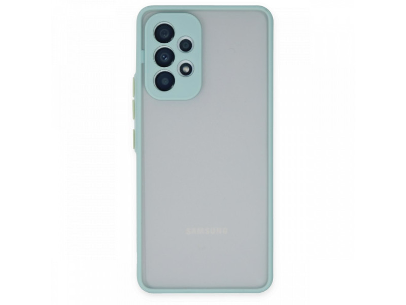Newface Samsung Galaxy A13 4G Kılıf Montreal Silikon Kapak - Turkuaz