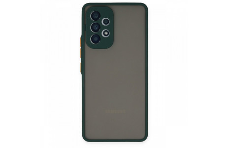 Newface Samsung Galaxy A13 4G Kılıf Montreal Silikon Kapak - Yeşil