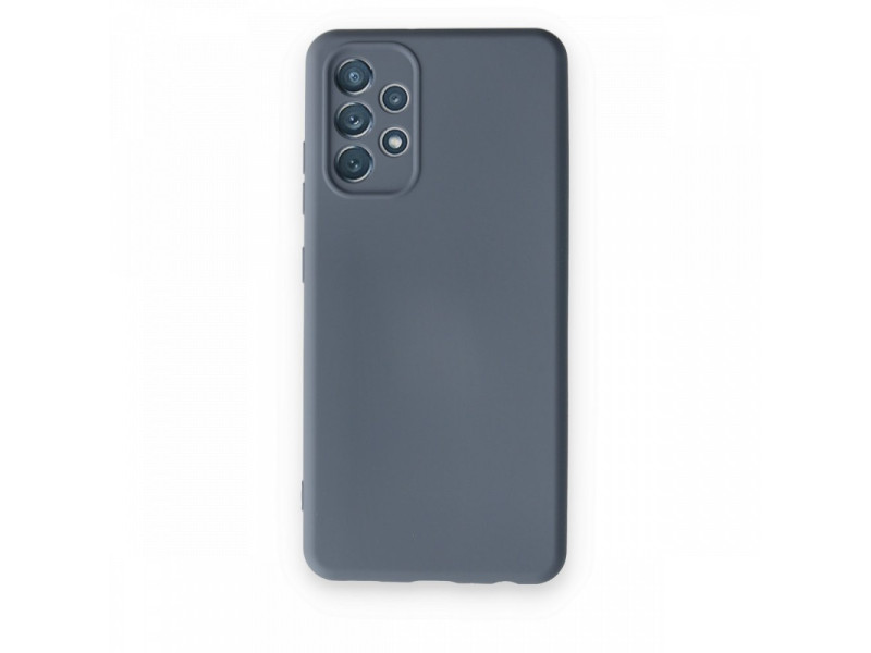 Newface Samsung Galaxy A13 4G Kılıf Nano içi Kadife Silikon - Gri