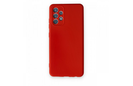 Newface Samsung Galaxy A13 4G Kılıf Nano içi Kadife Silikon - Kırmızı