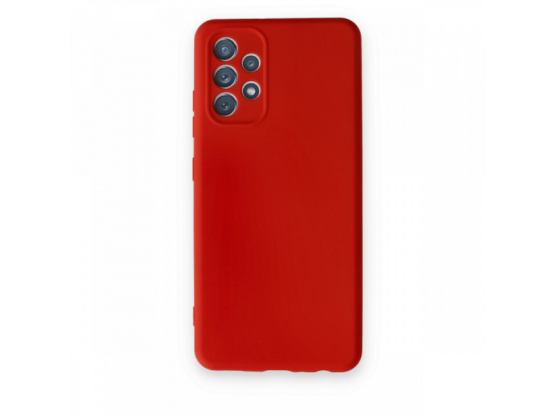 Newface Samsung Galaxy A13 4G Kılıf Nano içi Kadife Silikon - Kırmızı