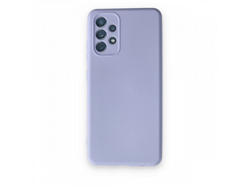 Newface Samsung Galaxy A13 4G Kılıf Nano içi Kadife Silikon - Lila