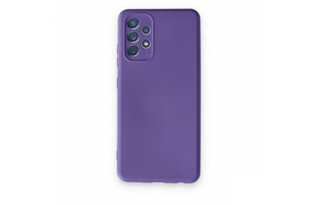 Newface Samsung Galaxy A13 4G Kılıf Nano içi Kadife Silikon - Mor
