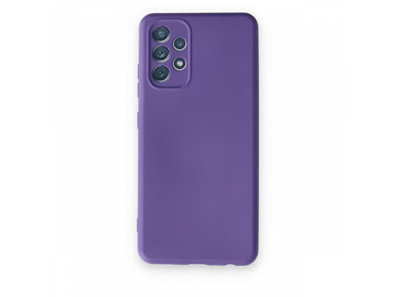 Newface Samsung Galaxy A13 4G Kılıf Nano içi Kadife Silikon - Mor