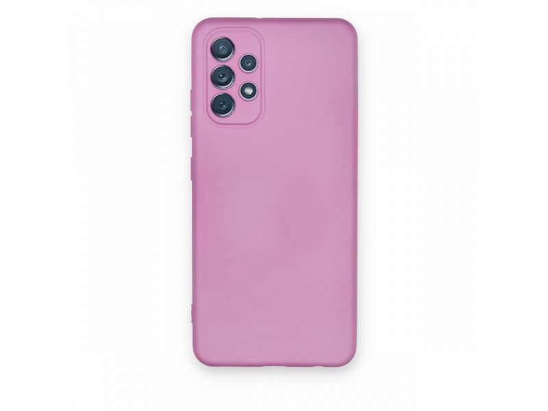 Newface Samsung Galaxy A13 4G Kılıf Nano içi Kadife Silikon - Pembe