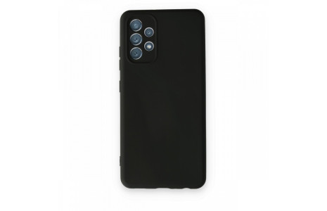 Newface Samsung Galaxy A13 4G Kılıf Nano içi Kadife Silikon - Siyah
