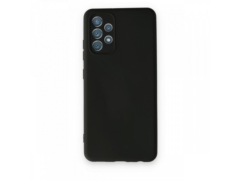 Newface Samsung Galaxy A13 4G Kılıf Nano içi Kadife Silikon - Siyah