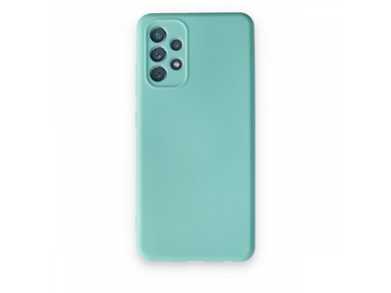 Newface Samsung Galaxy A13 4G Kılıf Nano içi Kadife Silikon - Turkuaz