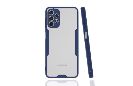 Newface Samsung Galaxy A13 4G Kılıf Platin Silikon - Lacivert