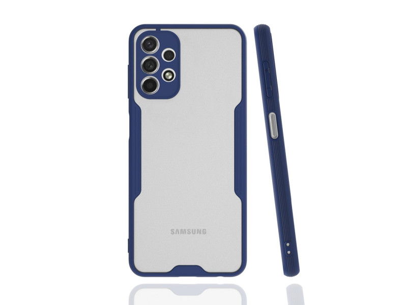Newface Samsung Galaxy A13 4G Kılıf Platin Silikon - Lacivert