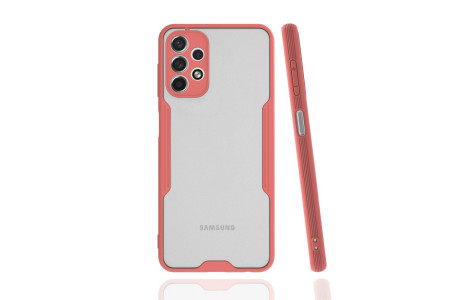 Newface Samsung Galaxy A13 4G Kılıf Platin Silikon - Pembe