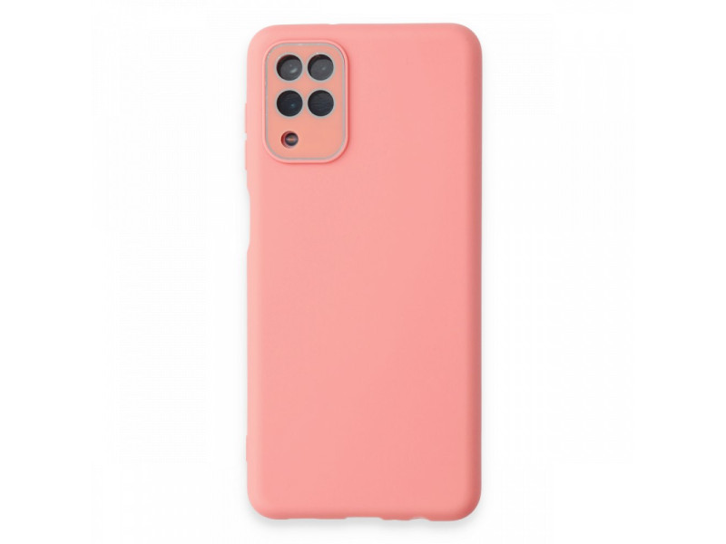 Newface Samsung Galaxy A22 Kılıf Lansman Glass Kapak - Pembe