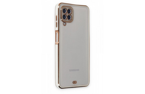 Newface Samsung Galaxy A22 Kılıf Liva Silikon - Beyaz