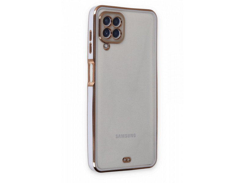Newface Samsung Galaxy M32 Kılıf Liva Silikon - Lila