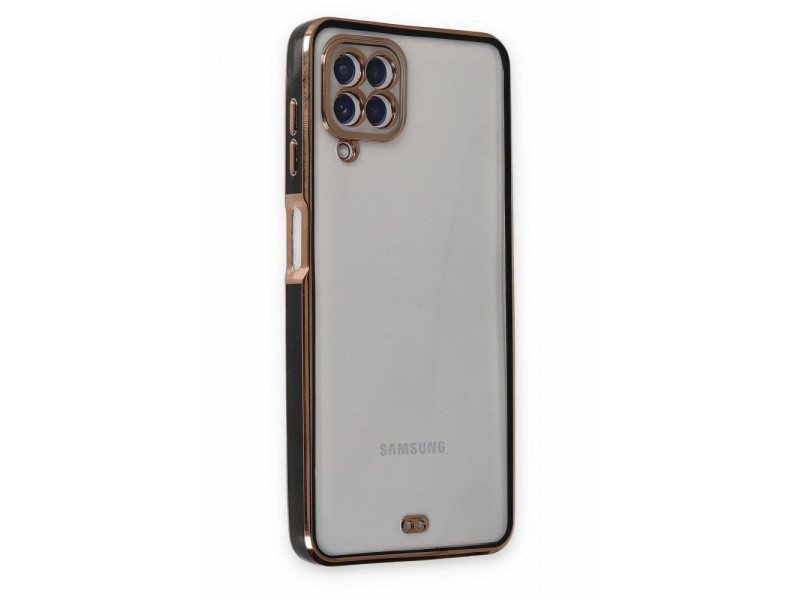 Newface Samsung Galaxy A22 Kılıf Liva Silikon - Siyah