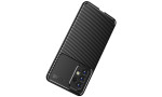 Newface Samsung Galaxy A23 4G Kılıf Focus Karbon Silikon - Siyah