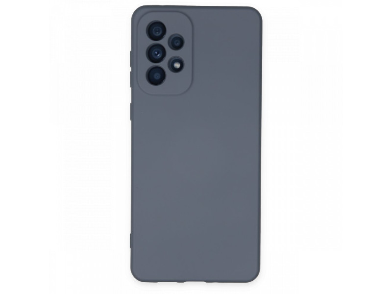 Newface Samsung Galaxy A23 4G Kılıf Nano içi Kadife Silikon - Gri