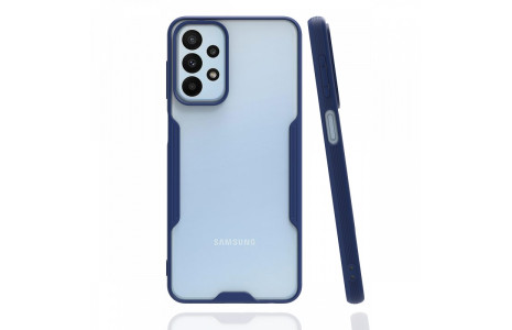 Newface Samsung Galaxy A23 4G Kılıf Platin Silikon - Lacivert