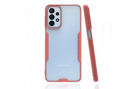 Newface Samsung Galaxy A23 4G Kılıf Platin Silikon - Pembe