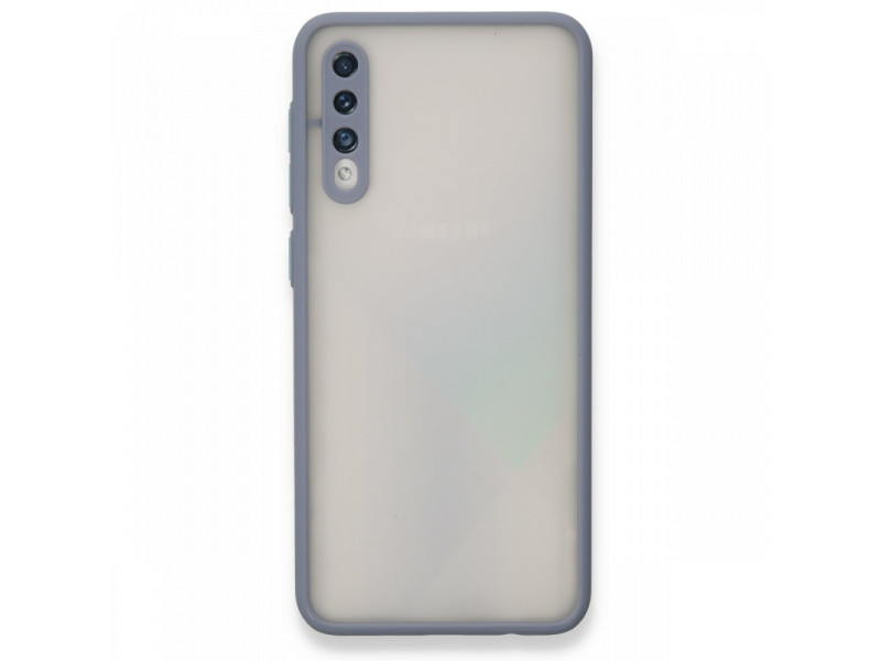 Newface Samsung Galaxy A30S Kılıf Montreal Silikon Kapak - Gri
