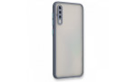 Newface Samsung Galaxy A30S Kılıf Montreal Silikon Kapak - Gri