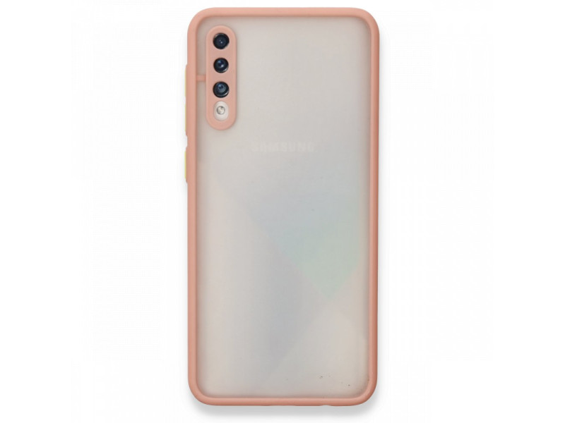 Newface Samsung Galaxy A30S Kılıf Montreal Silikon Kapak - Pembe