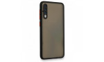 Newface Samsung Galaxy A30S Kılıf Montreal Silikon Kapak - Siyah