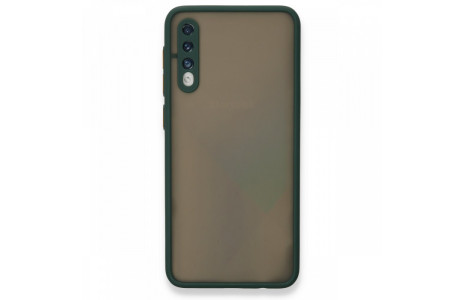 Newface Samsung Galaxy A30S Kılıf Montreal Silikon Kapak - Yeşil