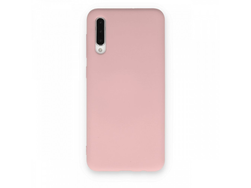 Newface Samsung Galaxy A30S Kılıf Nano içi Kadife Silikon - Pudra