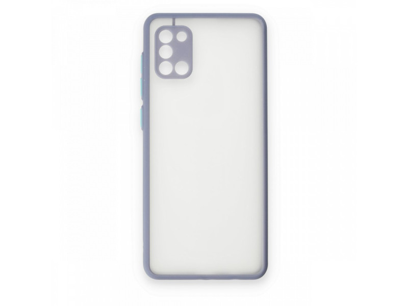 Newface Samsung Galaxy A31 Kılıf Montreal Silikon Kapak - Gri