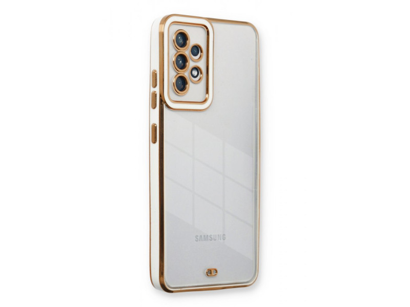 Newface Samsung Galaxy A33 5G Kılıf Liva Lens Silikon - Beyaz