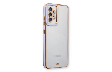 Newface Samsung Galaxy A33 5G Kılıf Liva Lens Silikon - Lila