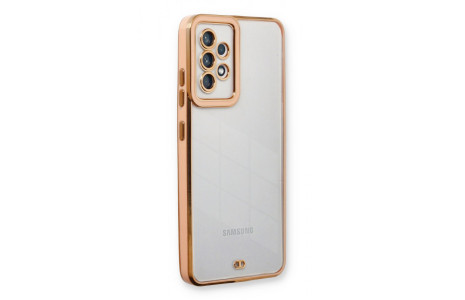 Newface Samsung Galaxy A13 4G Kılıf Liva Lens Silikon - Rose