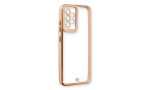 Newface Samsung Galaxy A33 5G Kılıf Liva Lens Silikon - Rose