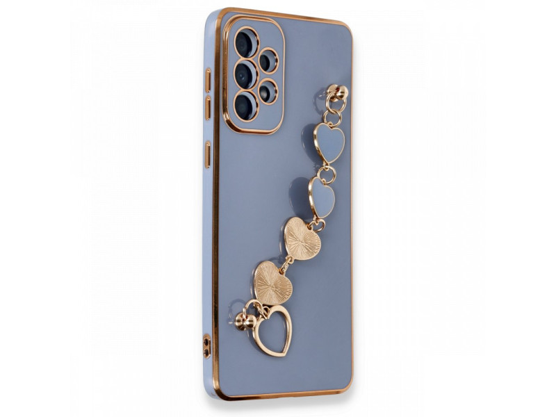 Newface Samsung Galaxy A33 5G Kılıf Esila Silikon - Gri