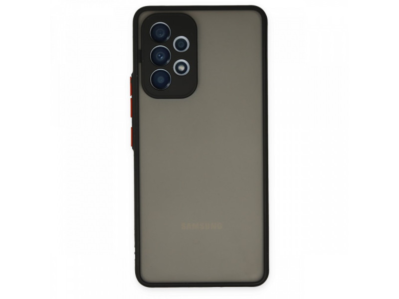 Newface Samsung Galaxy A33 5G Kılıf Montreal Silikon Kapak - Siyah