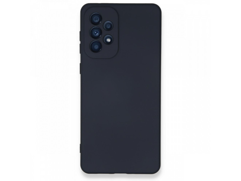 Newface Samsung Galaxy A33 5G Kılıf Nano içi Kadife Silikon - Lacivert