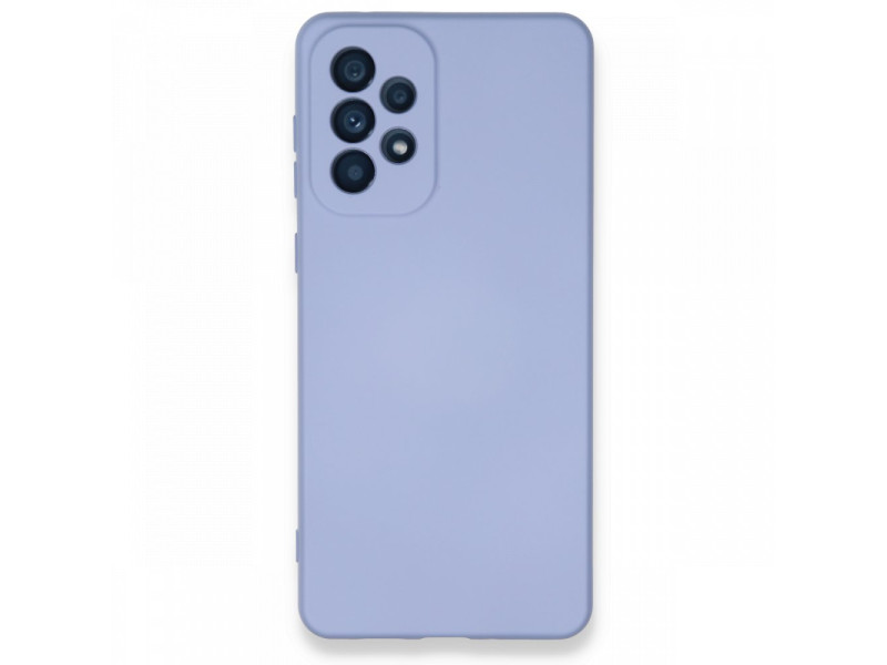 Newface Samsung Galaxy A33 5G Kılıf Nano içi Kadife Silikon - Lila