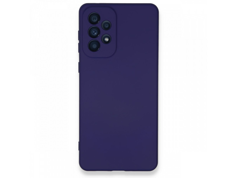 Newface Samsung Galaxy A33 5G Kılıf Nano içi Kadife Silikon - Mor
