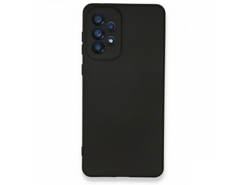 Newface Samsung Galaxy A33 5G Kılıf Nano içi Kadife Silikon - Siyah