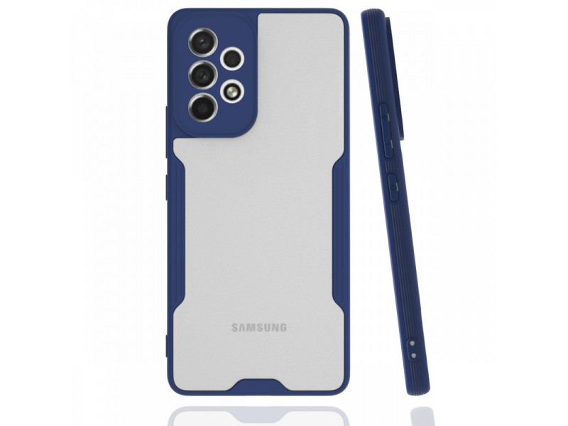 Newface Samsung Galaxy A33 5G Kılıf Platin Silikon - Lacivert