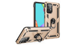 Newface Samsung Galaxy A33 5G Kılıf Sofya Yüzüklü Silikon Kapak - Gold
