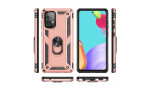 Newface Samsung Galaxy A33 5G Kılıf Sofya Yüzüklü Silikon Kapak - Rose