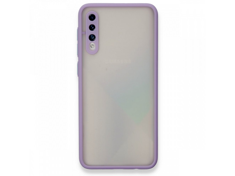 Newface Samsung Galaxy A50S Kılıf Montreal Silikon Kapak - Mor