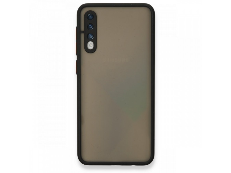 Newface Samsung Galaxy A50S Kılıf Montreal Silikon Kapak - Siyah