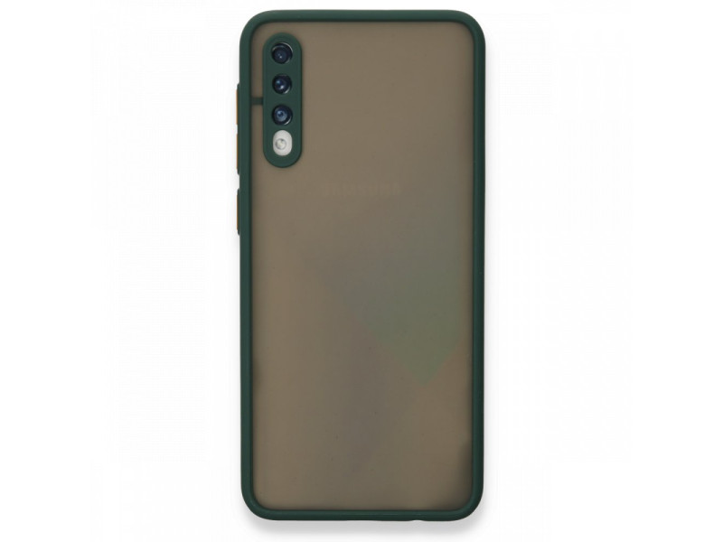Newface Samsung Galaxy A50S Kılıf Montreal Silikon Kapak - Yeşil