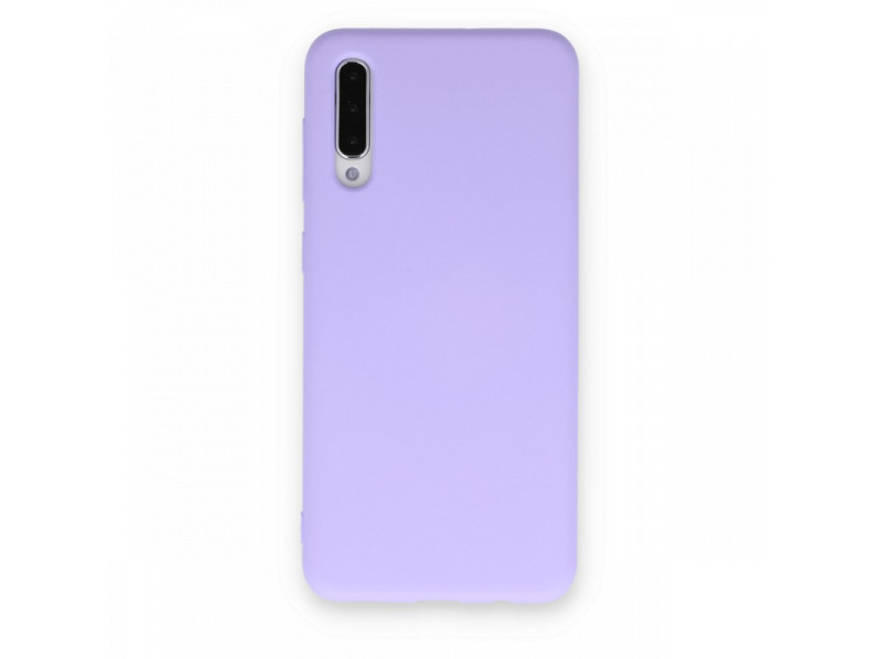 Newface Samsung Galaxy A50S Kılıf Nano içi Kadife Silikon - Lila